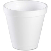 DCC4J4 - White Foam Cups by DART – 4 Ounces, 4.0 fluid_ounces, Stainless Steel, White