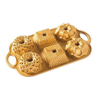 Geo by Nordic Ware – 3.5 Cups, Aluminum, Gold, Model 91277