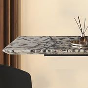 Mesa De Jantar Fashion Marble Dining Table Home Villa Restaurant Diner Table by JOYNOW – 180x80x75cm, One Color, Model 8524