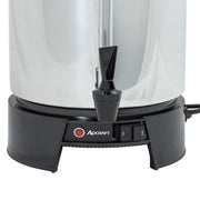 100 Cup Coffee Urn by Adcraft – Silver, Model CUA100