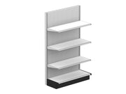 Base Deck 2' W x 25" D QG8 Clear Coat by Lozier – 25" D, Alloy Steel, Clear Coat, Model SD225N.QG8