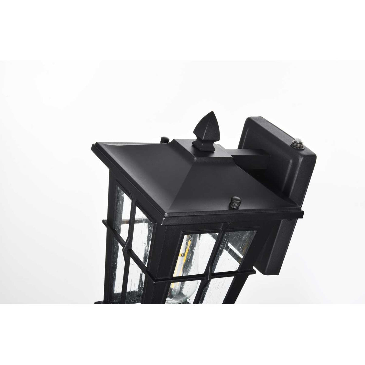 One Light Outdoor Wall Sconce Black by Bodine – Black