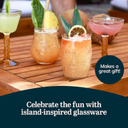 Libbey Tiki Statue / 4 Count (Pack of 1) / Tiki Mixed Drinkware Sets