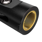Indestructible Large Barrel/Wireless Microphone Holders - 2 Pack () by Performance Plus – 2 Pack, Rubberized Plastic, Black, Pack of 2, Model MH4W-2