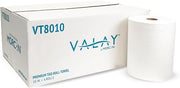 Valay by Morcon VT8010 Valay Premium TAD Hardwound Roll Towels, 1-Ply, 10in. x 700 ft., White, 6 Count