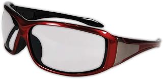 MAGID Protective Eyewear with Red Metallic Frame, 144 Pairs, Y90RBAFC