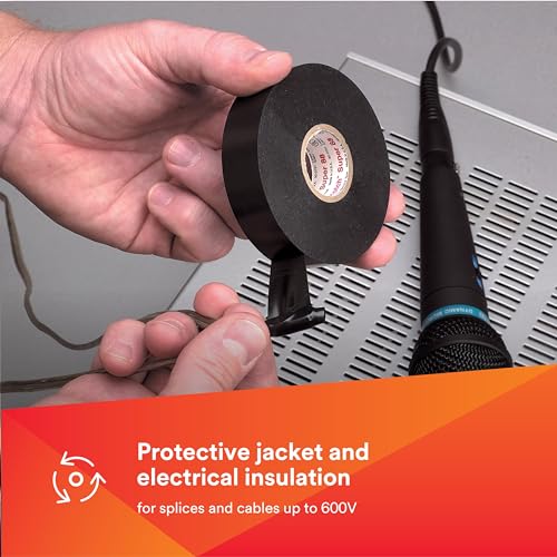 3M 3/4 in x 108 ft / 1 / Black Electrical Tape