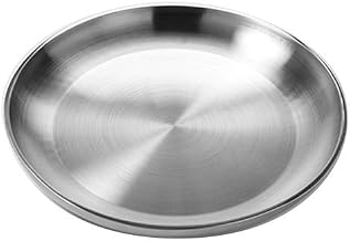 American Metalcraft DWSEA18 Stainless Steel, Double Wall Seafood Tray, 18" Dia.