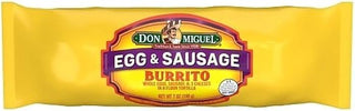Don Miguel Egg Cheese and Sausage Burrito, 7 Ounce -- 12 per case.
