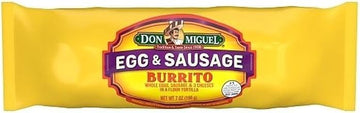 Don Miguel Egg Cheese and Sausage Burrito, 7 Ounce -- 12 per case.