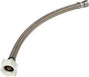 BrassCraft B1-16DL F 3/8-Inch Comp by 7/8-Inch Ballcock by 16-Inch Toilet Connector, White