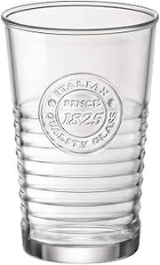 Bormioli Rocco Officina1825 Water Glasses (Set of 6), 11 oz, Clear