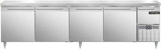 DLRA118-SS Designer Line Refrigerated Base Worktop Unit, 118" W, Full Stainless