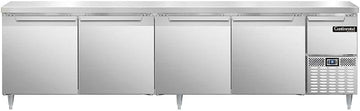 DLRA118-SS Designer Line Refrigerated Base Worktop Unit, 118" W, Full Stainless