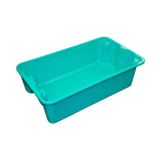 Molded Fiberglass Nest and Stack Tote - 17-7/8" x10"-5/8" x 5" by MOLDED FIBER GLASS TRAY COMPANY – Fiberglass, Green, Model 780208-5170