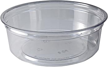 Fabri-Kal 9501030 Alur 8 Ounce Plastic Deli Container - 500 / CS
