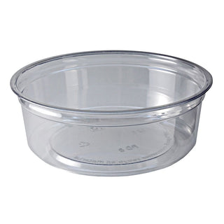 Alur 8 Ounce Plastic Deli Container - 500 / CS by Fabri-Kal – 8.0 ounces, Plastic, clear, Model 9501030
