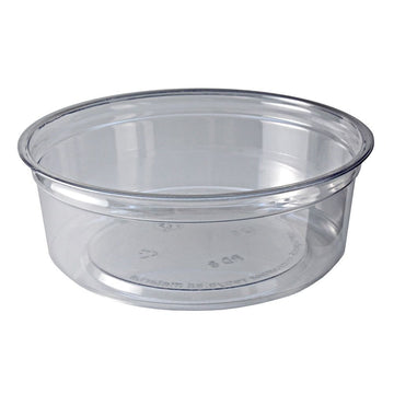 Alur 8 Ounce Plastic Deli Container - 500 / CS by Fabri-Kal – 8.0 ounces, Plastic, clear, Model 9501030