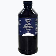 LorAnn Oils Reserve Pure Organic Madagascar Bourbon Vanilla Extract – Real, Organic Vanilla Extract for Baking, Pure Flavor & Bourbon, 16 Ounce
