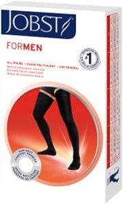 JOBST forMen Thigh High with Micro Dotted Band, 15-20 mmHg, Open Toe