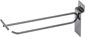 6" Slatwall Scan Hook, Black