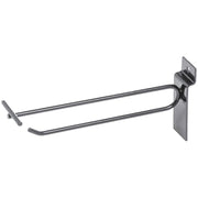6" Slatwall Scan Hook by Retail Resource – Metal, Black, Pack of 100, Model 1807
