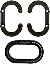 Mr. Chain Plastic Master Link, 2" Heavy Duty Link, Black, 10/Pack