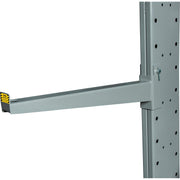 Single Sided Heavy Duty Cantilever Rack Add-On Unit by Global Industrial – Steel, Gray, Model 320822A
