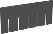 Akro-Mils 41103 Short Divider Akro-Grid Box (6 Pack), Black