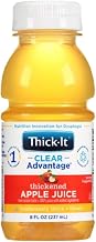 Thick-It Clear Advantage Moderately Thick Apple Juice, 8 oz, 24 Pack