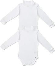 Gerber baby-boys 2-pack Long Sleeve Turtleneck Onesies Bodysuits