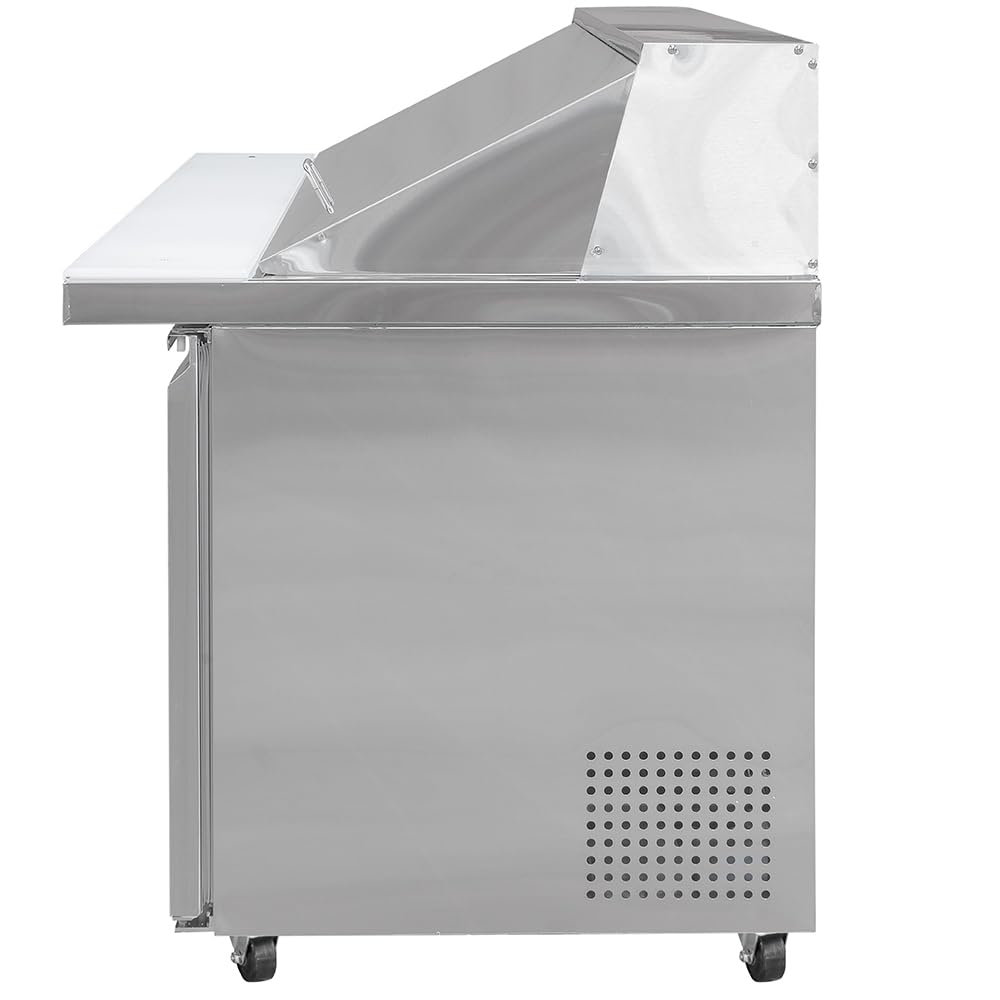 70 3/8" Mega Top Sandwich/Salad Prep Table w/Refrigerated Base by MOTAK – 75.59x38.98x49.21, In Description, Check Images, Model MST-72-30-X
