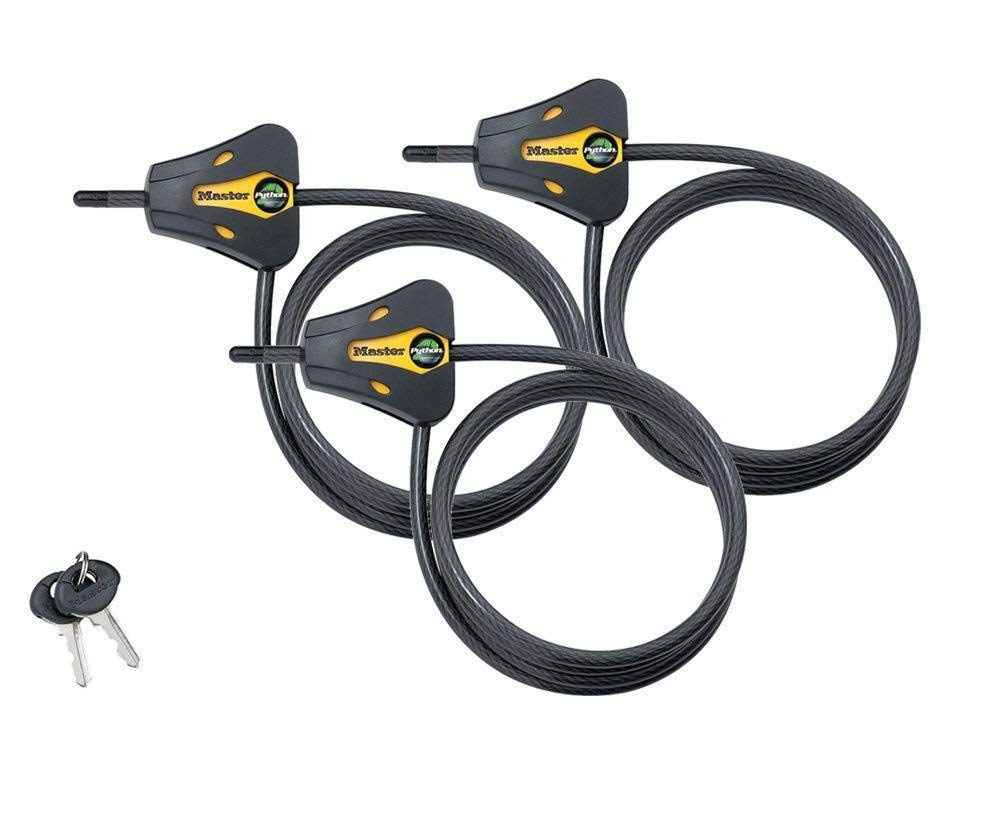 Master Lock 3 Pack / black and yellow / Modern Cables & Chains