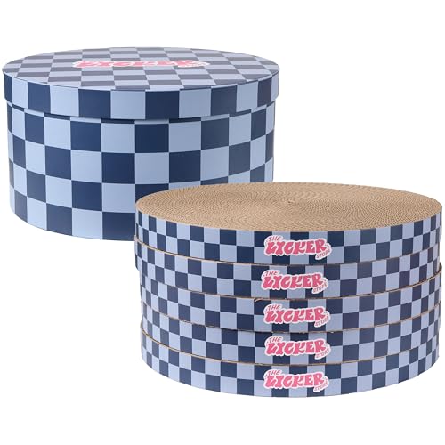 THE LICKER STORE Navy/Blue / 12" / Modern;Mid-Century;Classic;Transitional;Traditional;Cottage;Casual Scratching Pads