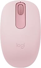 Logitech M196 Bluetooth Wireless Mouse, Compact and Portable Mouse for Laptops, Tablets and More, 12-Month Battery, Smooth Tracking, Compatible with PC and Mac, Windows and macOS - Rose (Renewed)