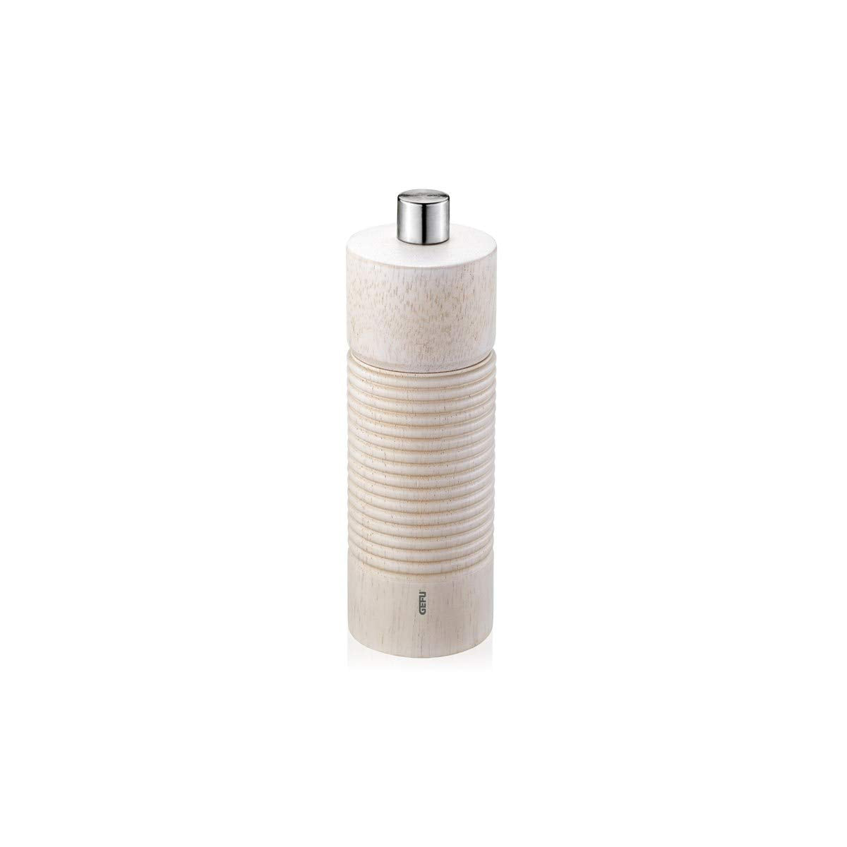 Salt or Pepper Mill by GEFU – Stainless Steel, Silver, Model 34645