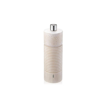 Salt or Pepper Mill by GEFU – Stainless Steel, Silver, Model 34645
