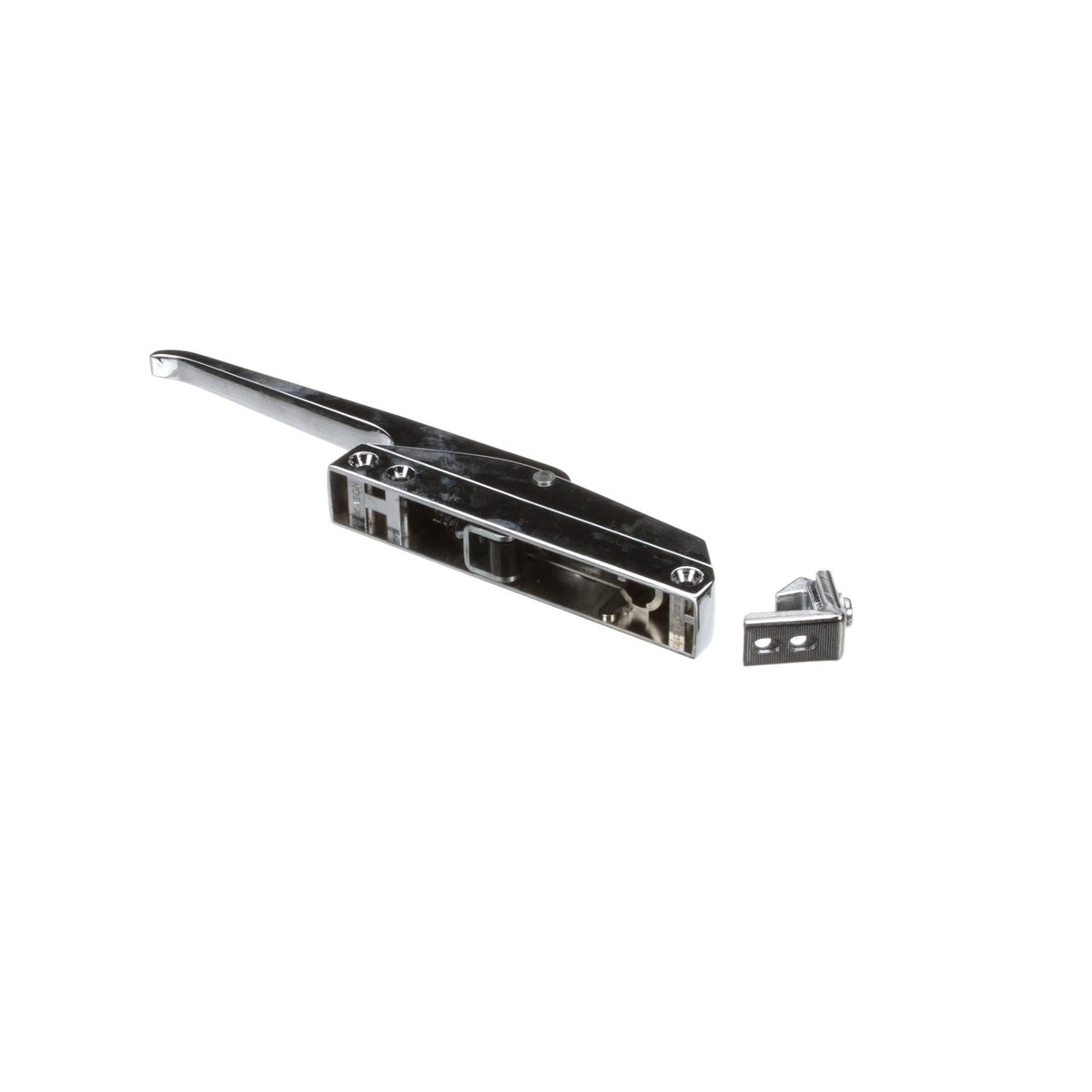 Latch Chrome Straight Handle by Kason – 7.2" (L) x 12.2" (W) x 14.2" (H), Chrome, Model 174-000004