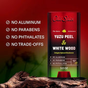 Old Spice Yuzu Peel + White Wood / 3 Ounce (Pack of 1) / 1 Deodorant