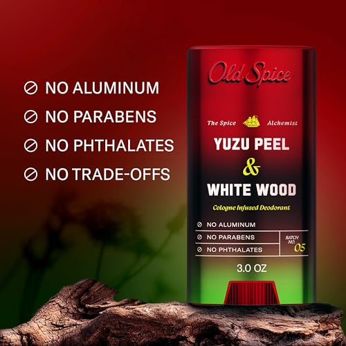 Old Spice Yuzu Peel + White Wood / 3 Ounce (Pack of 1) / 1 Deodorant