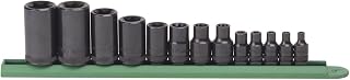 GEARWRENCH 13 Pc. 1/4", 3/8" & 1/2" Drive External Torx Socket Set - 80583
