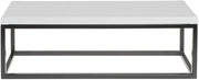 HUBERT® Black Display Riser with White Top - 7" H