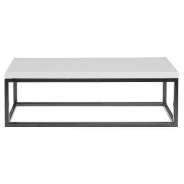 ® Black Display Riser with White Top - 7" H by HUBERT – Metal, Black, Model 64410+21734