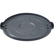 Global Industrial Gray / 27.5" Diameter x 2.5"H / Utilitarian Trash Can Lids