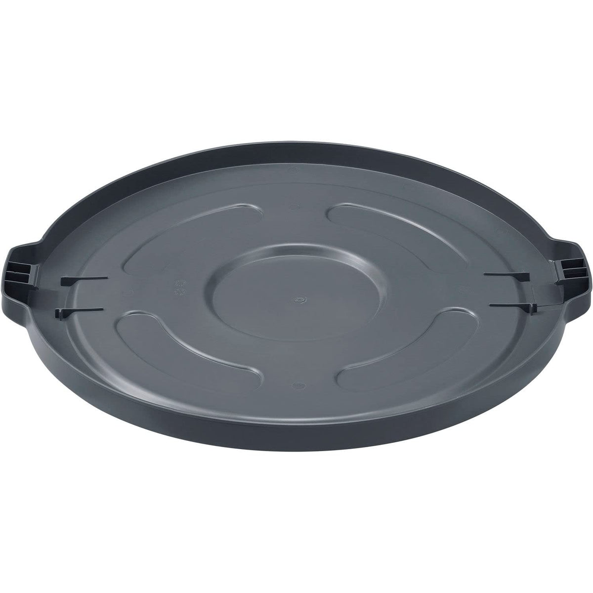 Global Industrial Gray / 27.5" Diameter x 2.5"H / Utilitarian Trash Can Lids