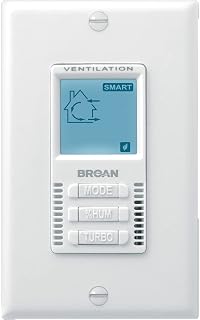 Broan-NuTone VT9W HE Wall Control (only for H/ERV200 ECM and H/ERV250 ECM Models)