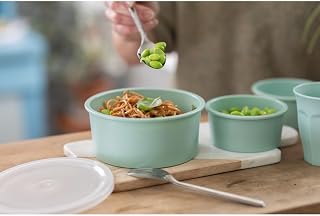 PacknWood 294RP1500 52 oz Phoenix Reusable Recyled Bowl Pale Green - 7.2 x 3 in. - 24 Piece