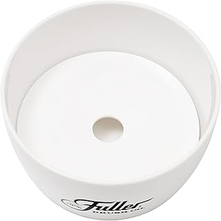 Fuller Brush Handy Holder with Drain Rack – Small Sink Caddy for Organizing Cleaning Sponges & Tools – Removable Drain Tray, Dishwasher Safe – White