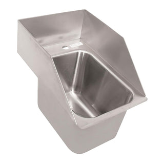 BK Resources NSF Commercial One Compartment Drop in Sink – Stainless Steel, Silver, Model DDI-10141024S