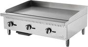 Migali C-G36 36″ Wide Manual Griddle